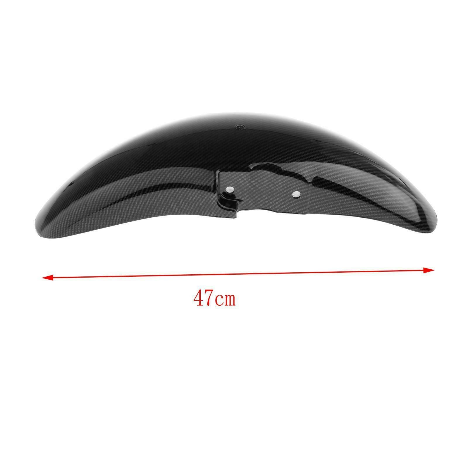 Front Fender Mudguard Cover fits for CB400 Universal Carbon Fiber Pattern