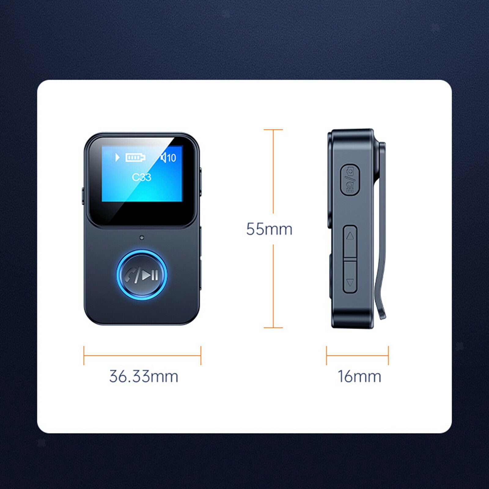 Mini Bluetooth Adapter Support TF Card Audio Receiver Car Home Sound System
