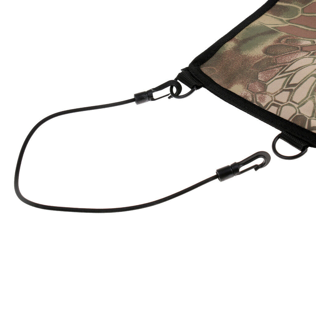 Car Seat Back Fishing Rod Rack Holder Hanging Seat Back Bag Camouflage 1