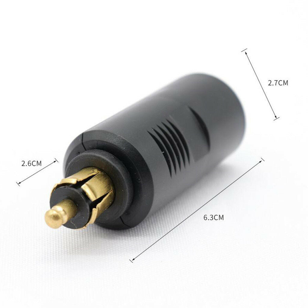 Motorcyce Small Socket to Cigarette Lighter Converter Adaptor For BMW EU