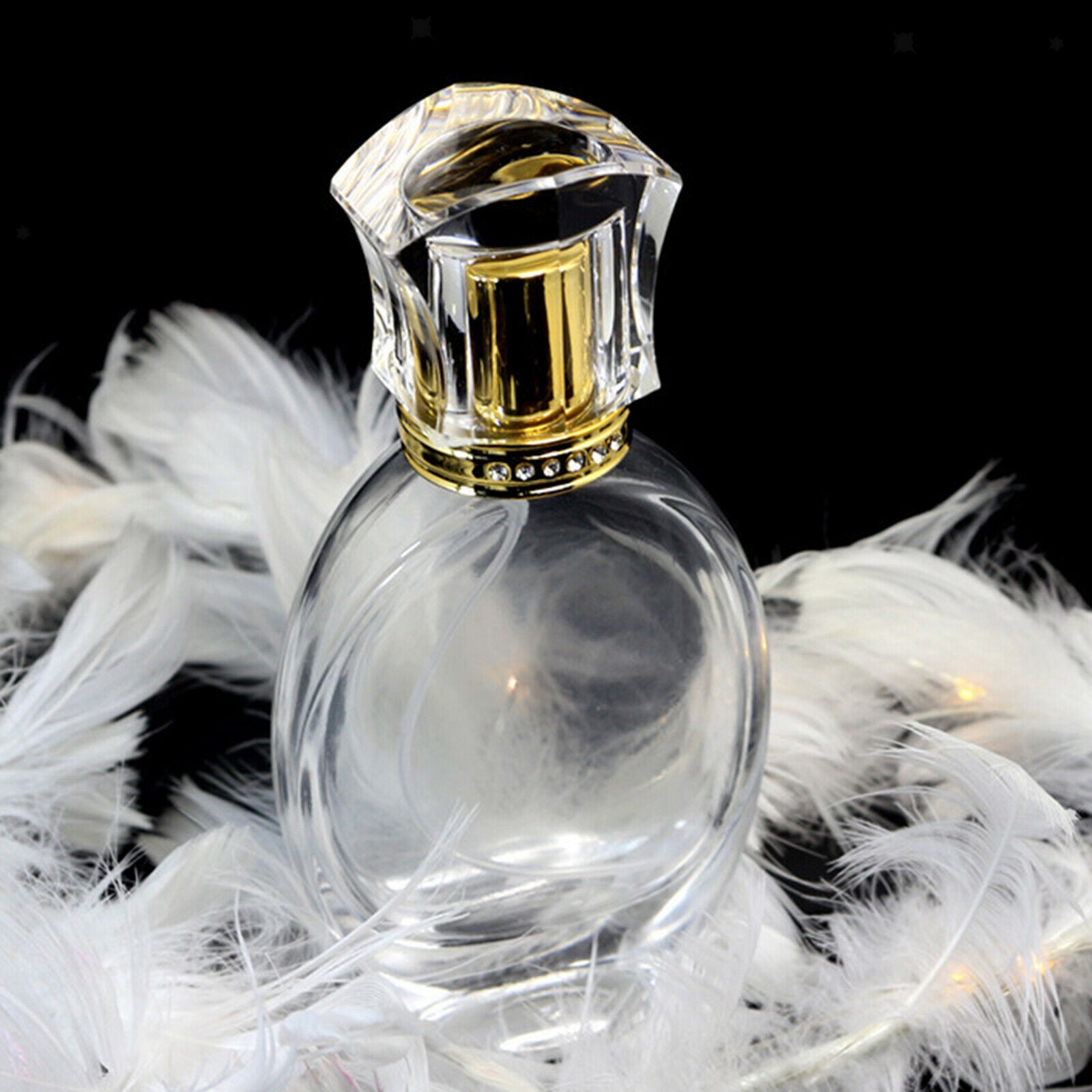 Portable 50ml Empty Glass Cosmetics Perfume Spray Bottle Container Travel Size
