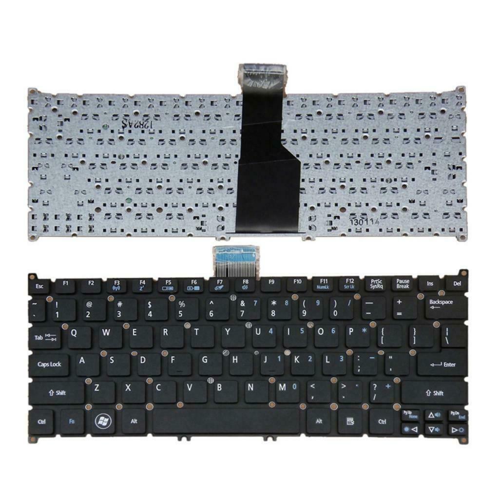 New Laptop Keyboard US for Acer S3-951 S3-391 S5-391 with Frosted keycap