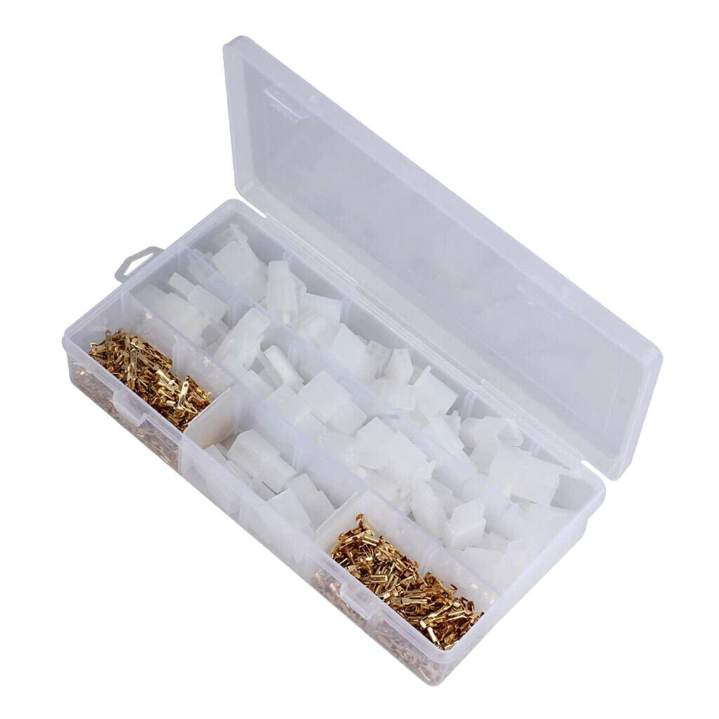 580pcs Wire Connector 2.8mm 2 3 4 6 9Pin Terminal Plug for Motorcycle Car