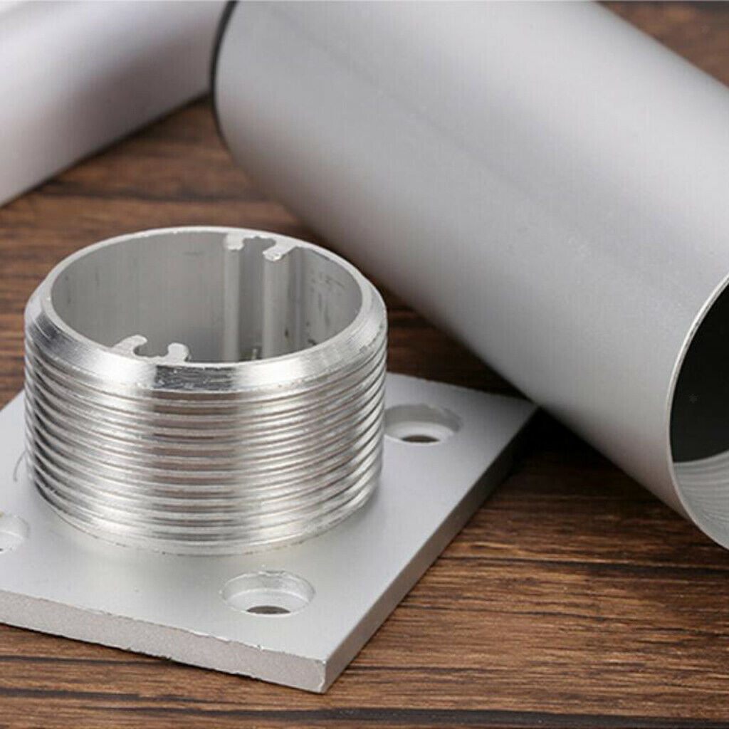 Aluminum Alloy Round Furniture Legs Height Adjustable Table Legs 10cm High