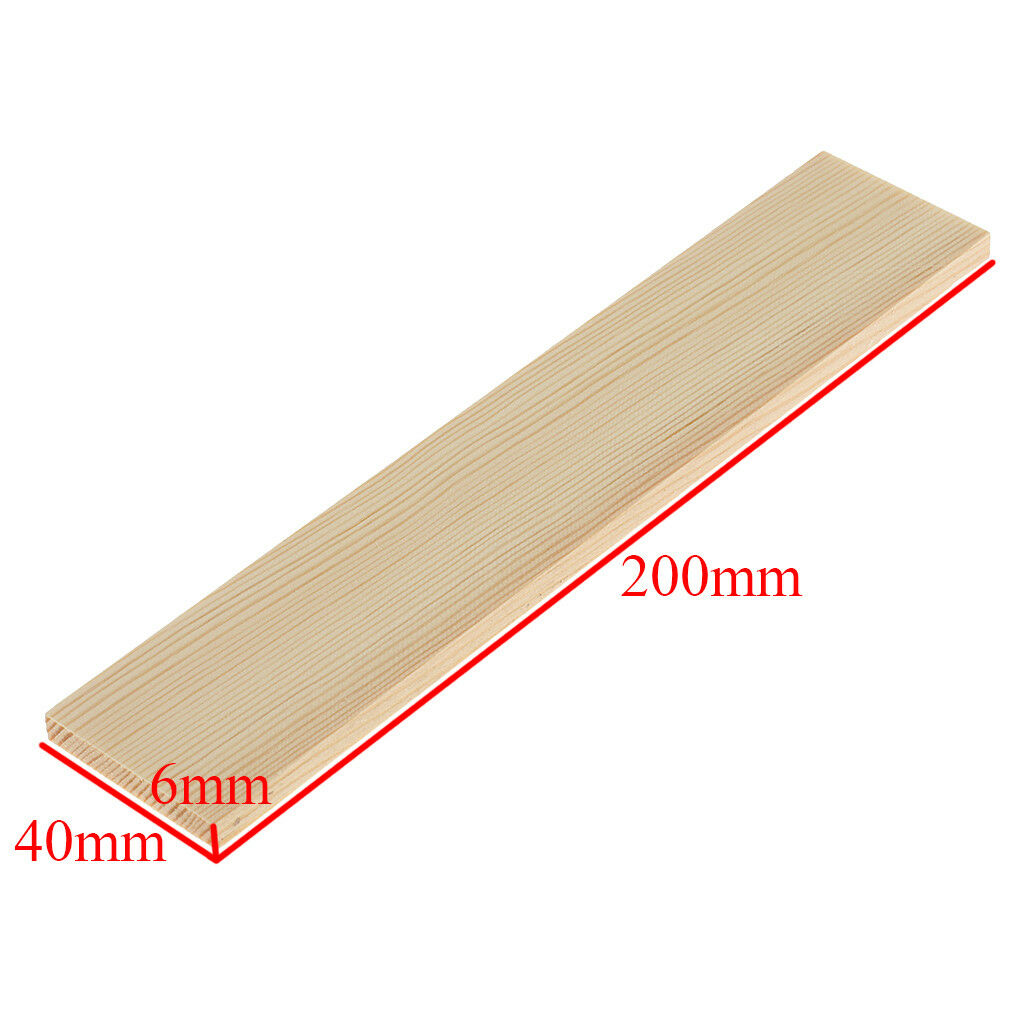 20 Natural Pine Wood Board Panels Craft Wood Plaque Sign DIY Modelling Craft