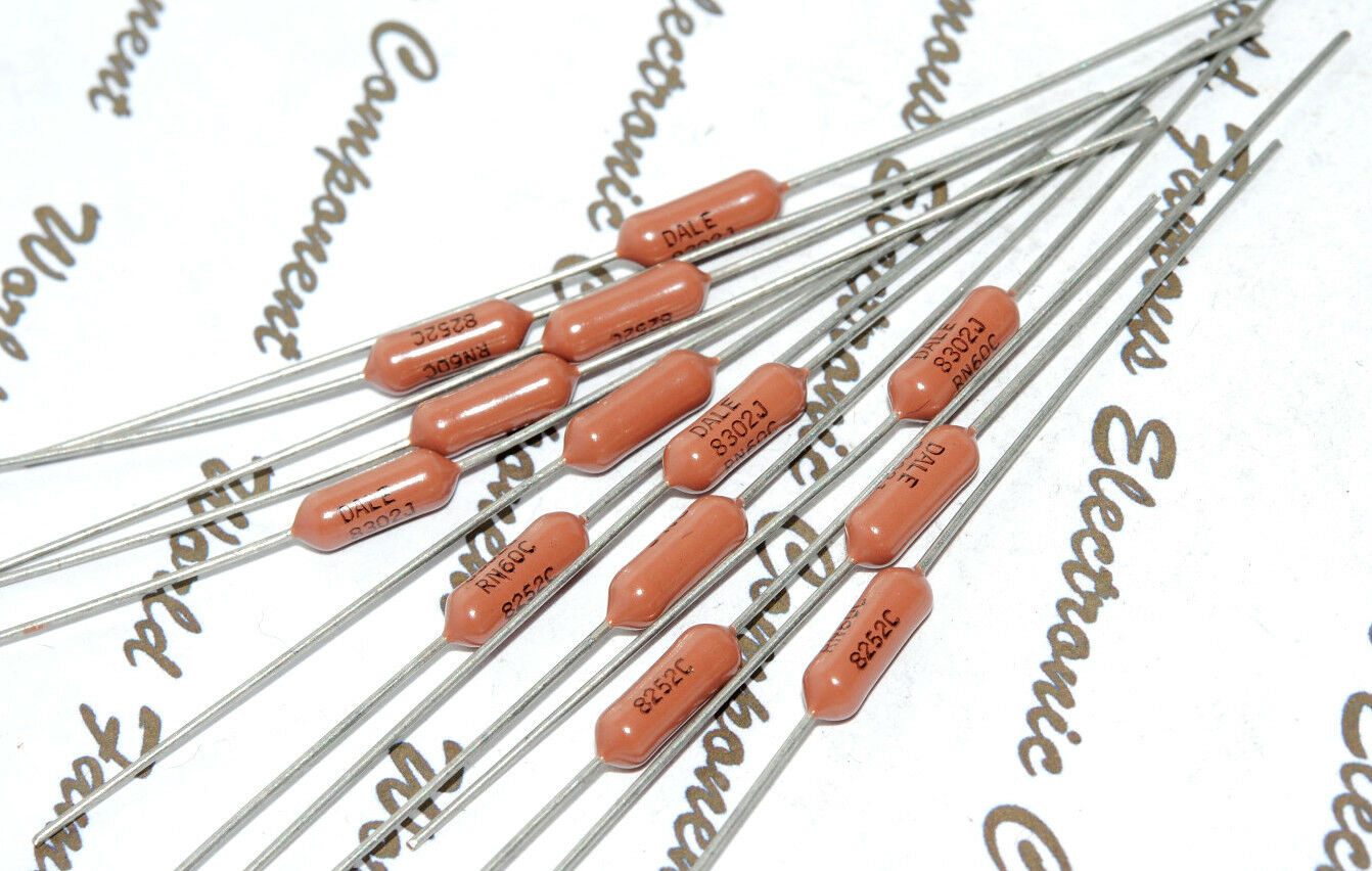 4pcs - DALE RN60C 8.87K (8K87) 8871F 1% MIL Resistor