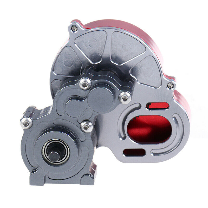 Metal SCX10 Gearbox Transmission Box with Gear for 1/10 Axial RC Crawler Car_DD