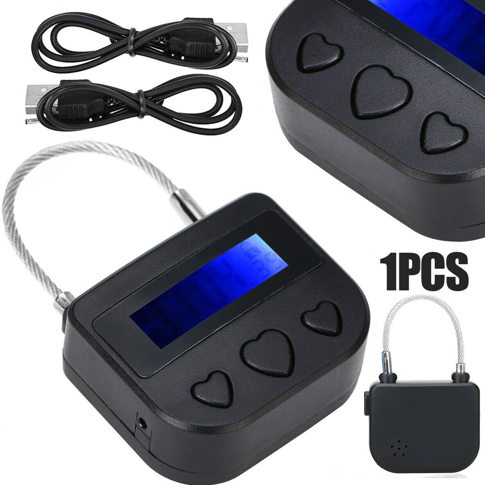 USB Rechargeable Multipurpose Time-Lock Electronic Timer Tool for Ankle Mouth