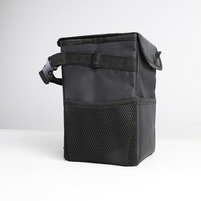 Portable Car SUV RV Vehicles Trash Can Garbage Bin Bag Organizer Waterproof 5.4L