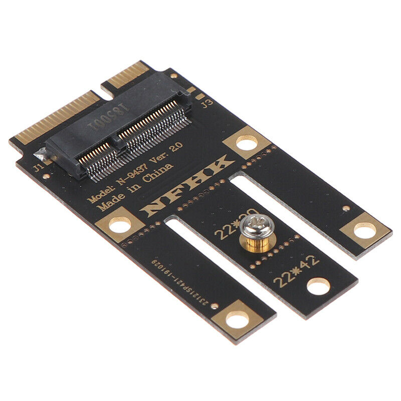 M.2 NGFF To Mini PCI-E (PCIe+USB) Adapter for M.2 Wifi Bluetooth Wireless.l8