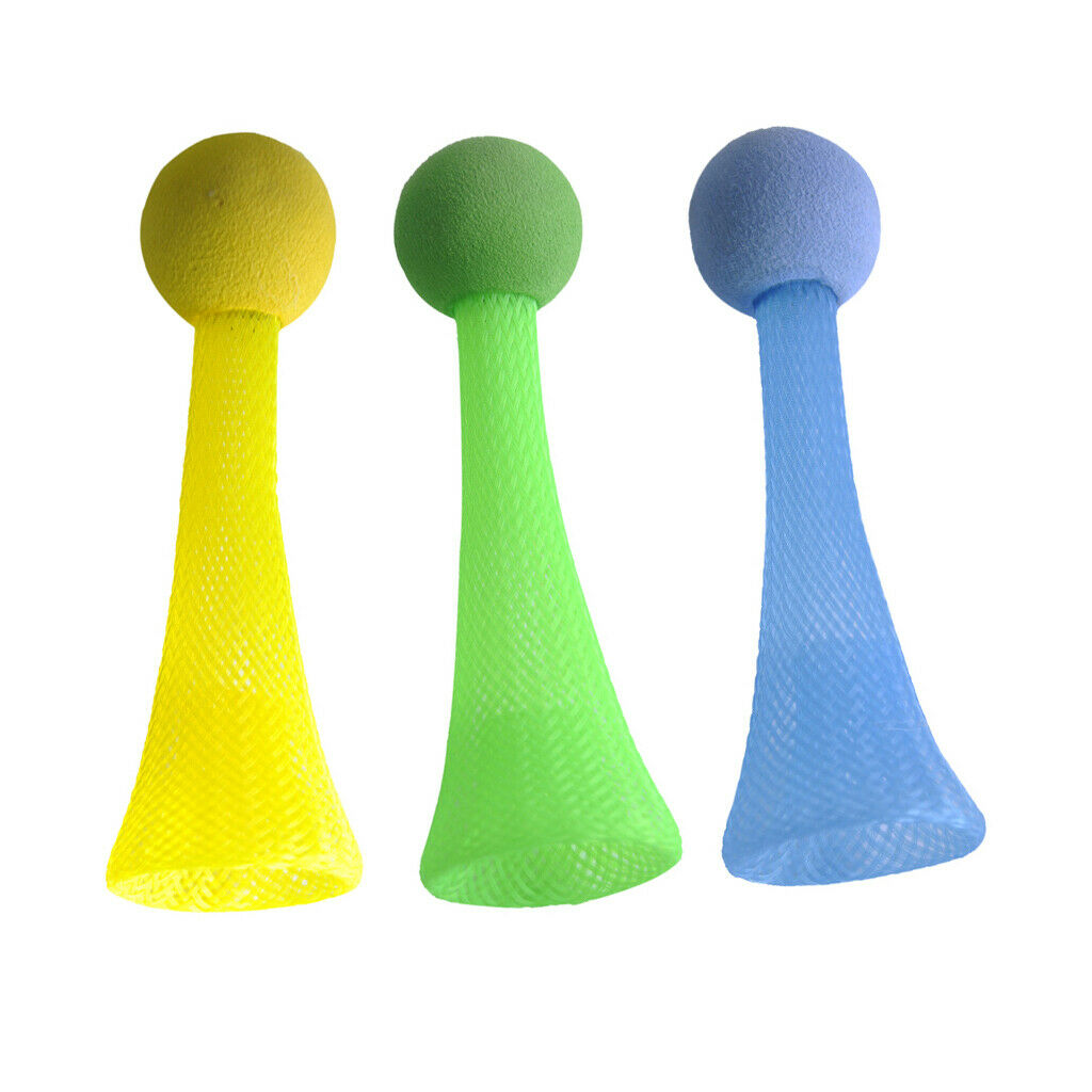 Pack of 3 Unique Design Cat Toys Interactive Light Flash Jumping Ball Cat