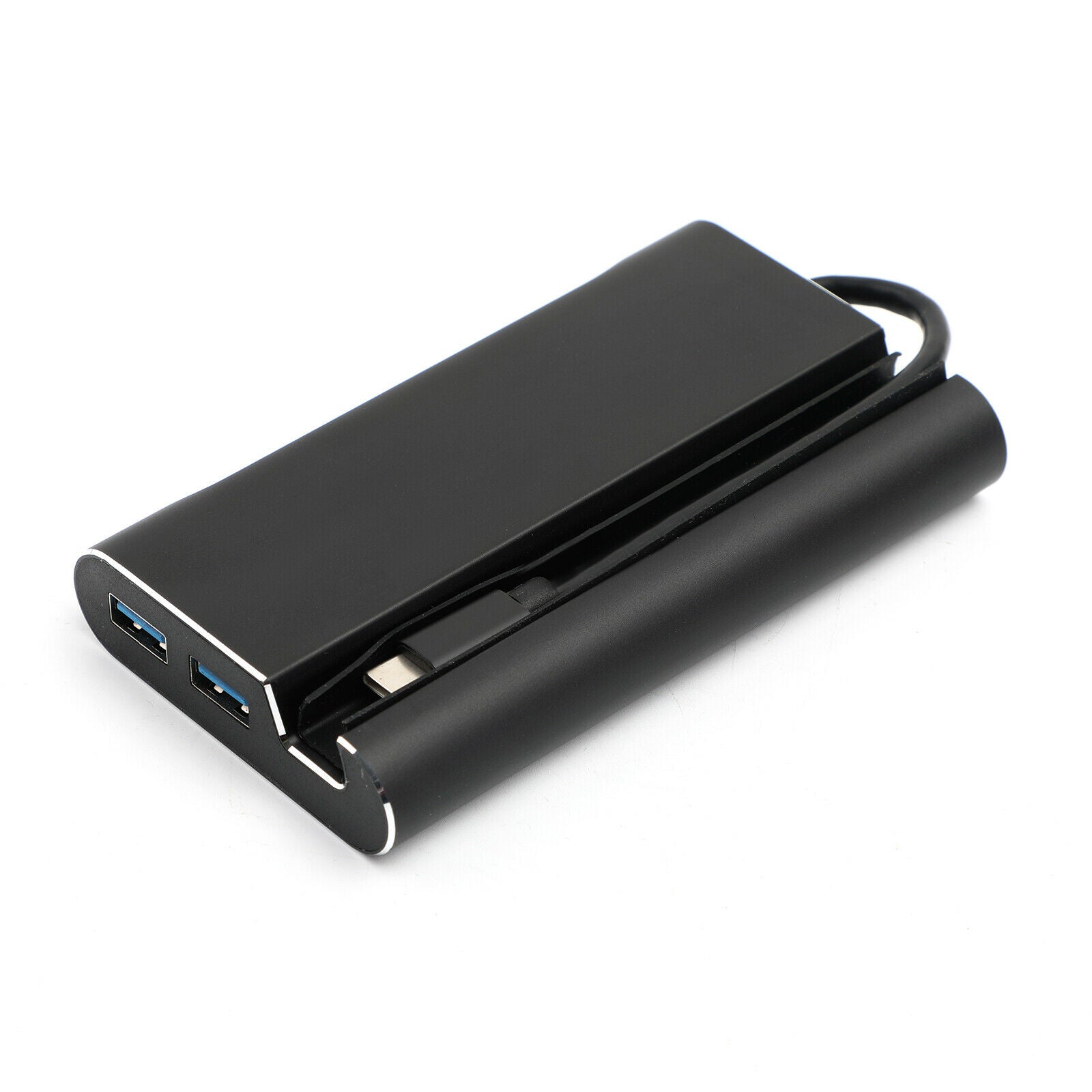7 in 1 Type-C HUB Converter 4K HDM VGA RJ45 3 USB3.0 Splitter Adapter Dock
