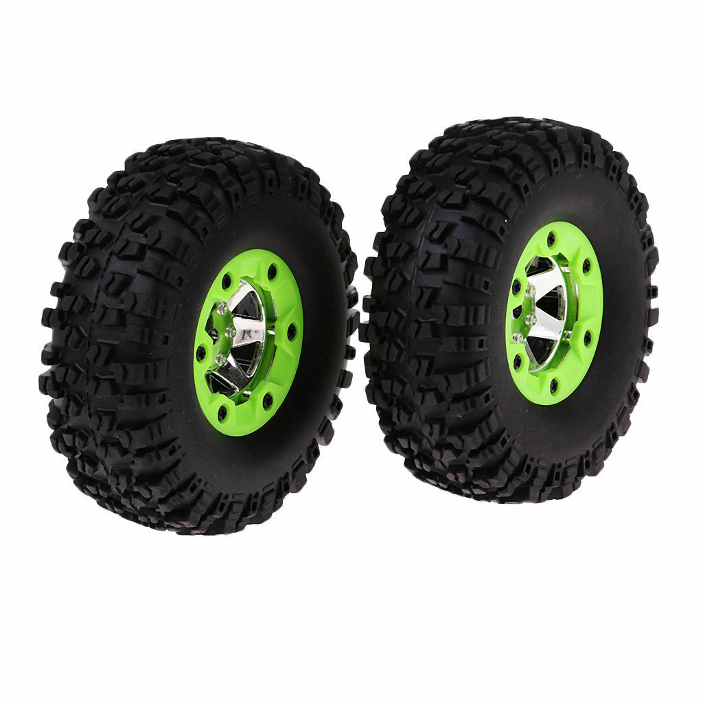 4pcs Black Rubber Tire Tyres with Wheel Rims for WLtoys 12428 1/12 RC Buggy