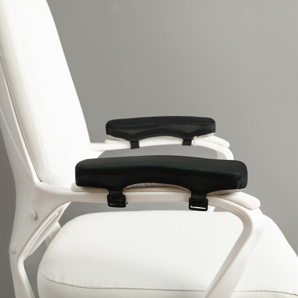 2Pcs Soft Office Chair Armrest Pads Arm Support Universal Chair Arm Cover