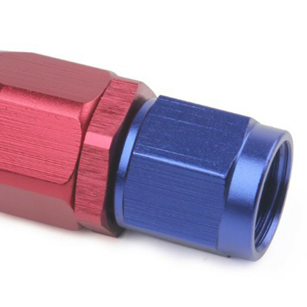 4x Reusable Anoized 6AN Straight Elbow 0 45 90 180 Degree AN6 Hose End