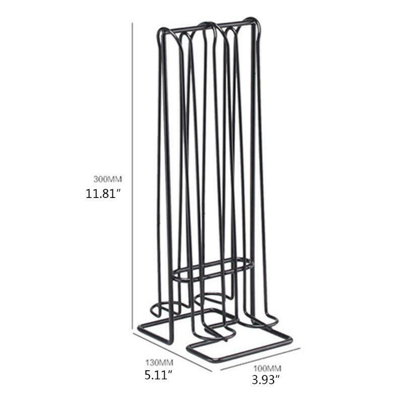 Vertical Coffee Capsule Holder Coffee Pod Stand Office Kitchen Desktop Storage