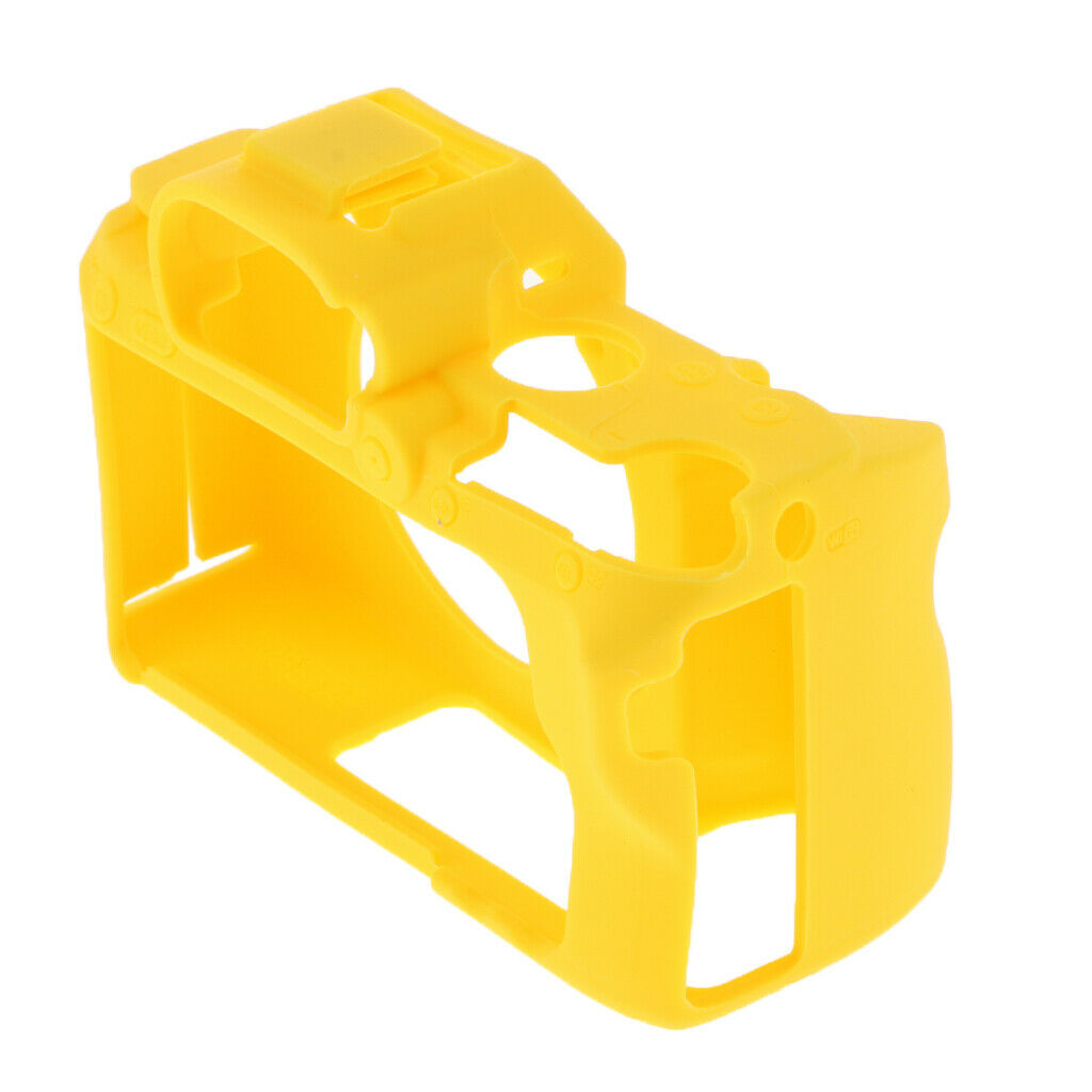 Yellow Soft Skin Silicone Cover Case for Sony A7III A7RIII A7MIII Camera