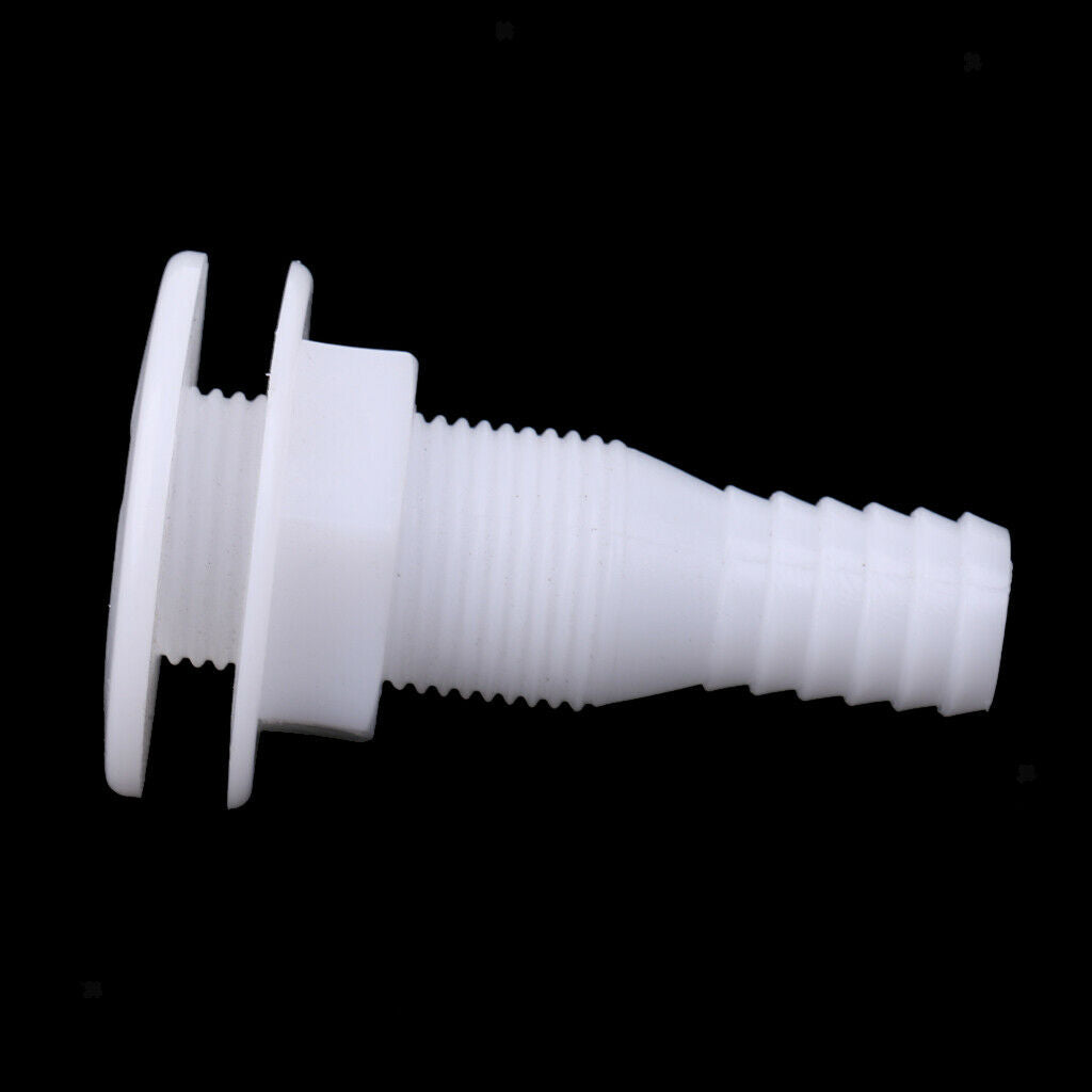 3pcs Plastic Thru-Coel Bilge Pump And Aerator Hose Connection For