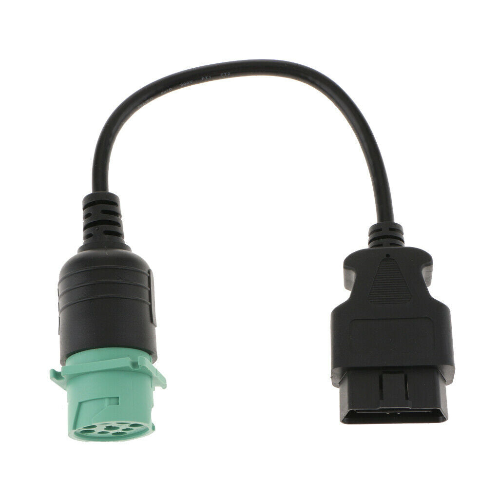 Heavy Truck  Diagnostic Adapter 9 Pin Male To 16 Pin Female Connector