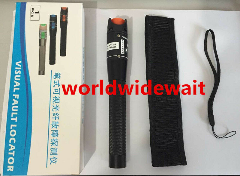 New 10mW Meter 10KM Visual Fault Locator Fiber Optic Cable Tester
