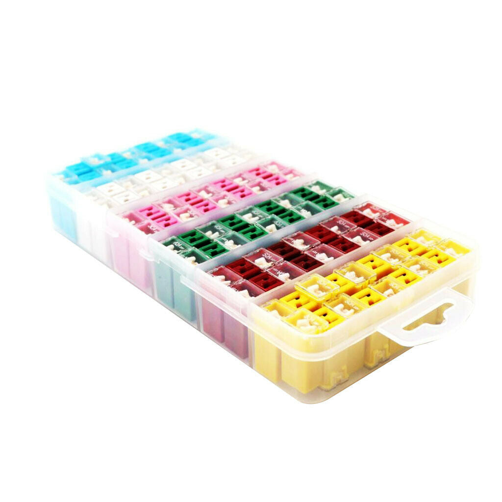 108x Durable JCASE Box Shaped Fuse Kit 20A 25A 30A 40A 50A 60A 32V F2830-Z