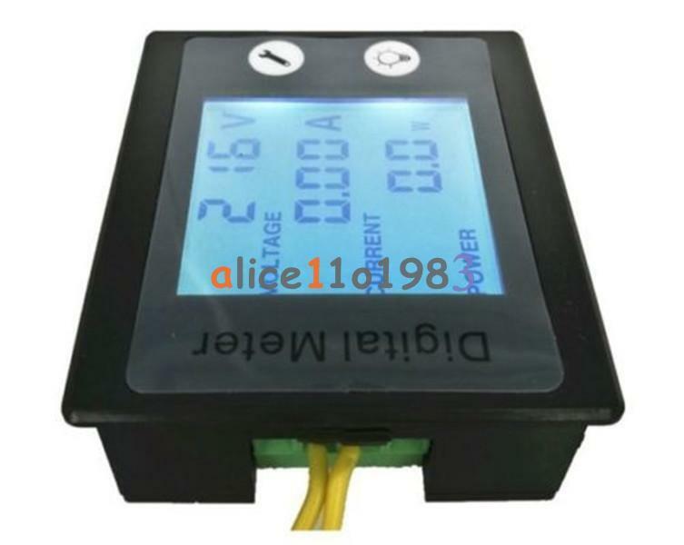100A AC 260V Digital LCD Panel Voltage Meter Power Energy Ammeter Voltmeter