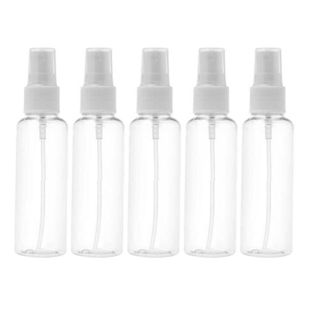 30x Transparent Fine Mist Bottle Travel Perfumes Bottles Pump Reusable 60ML