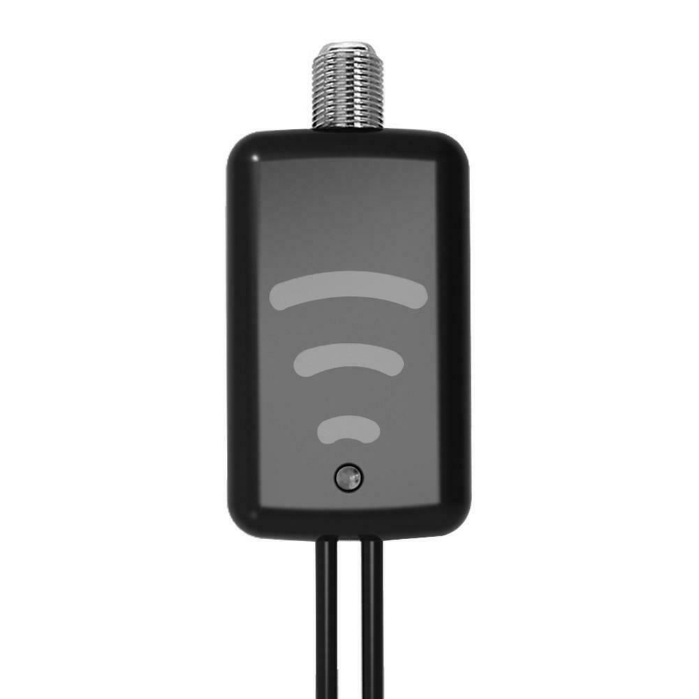 Digital TV Antenna VHF UHF Aerial with Amplifier 80 Miles DVB-T/T2 Receiver @