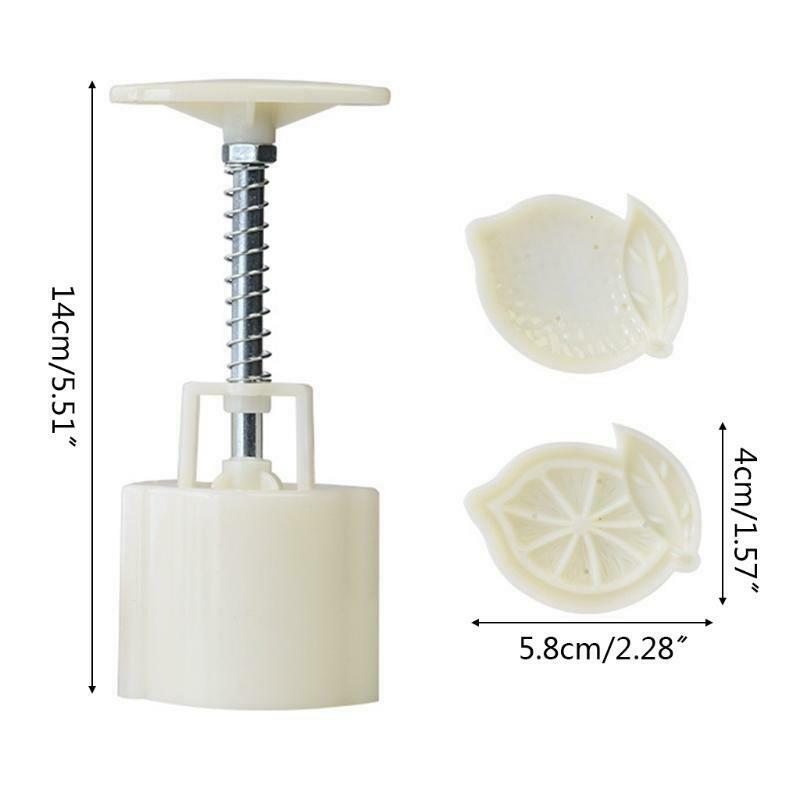 Plastic Mooncake Mold Hand Press Mooncake Stamps Moon Cake Cutter Pastry Gadgets