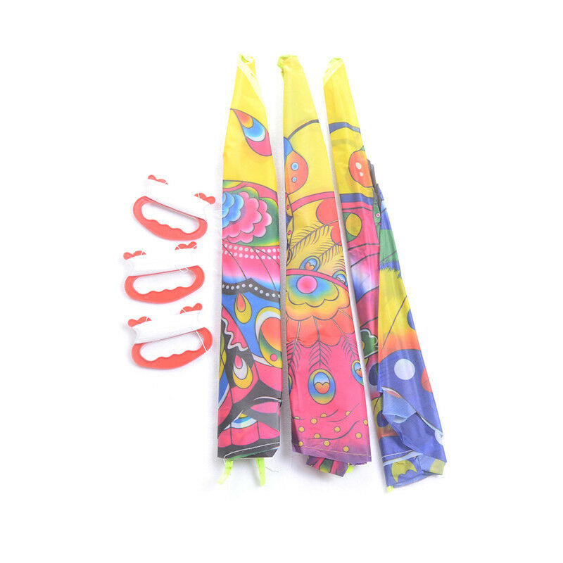 90*50cm Nylon Butterfly Kite Outdoor Foldable Children's Kite with 50M Lin.l8