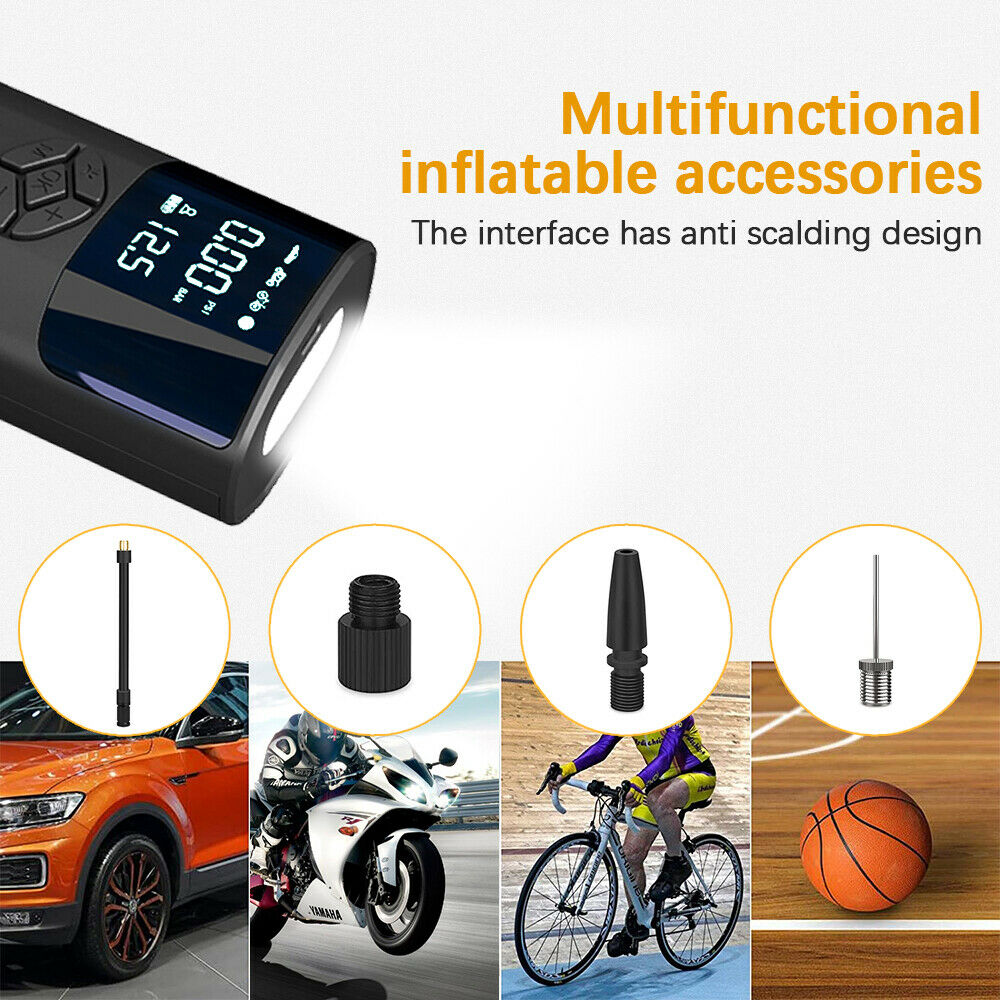 Smart Air Pump Portable Car Automatic Compressor Tire Inflator For Motorcycle