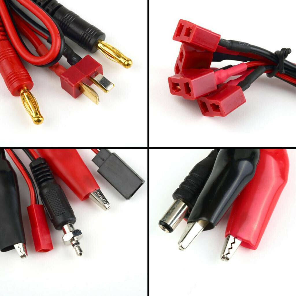 RC Connector Cable Set T Plug Banana Plug Wire Set for   B6 B6AC Charger