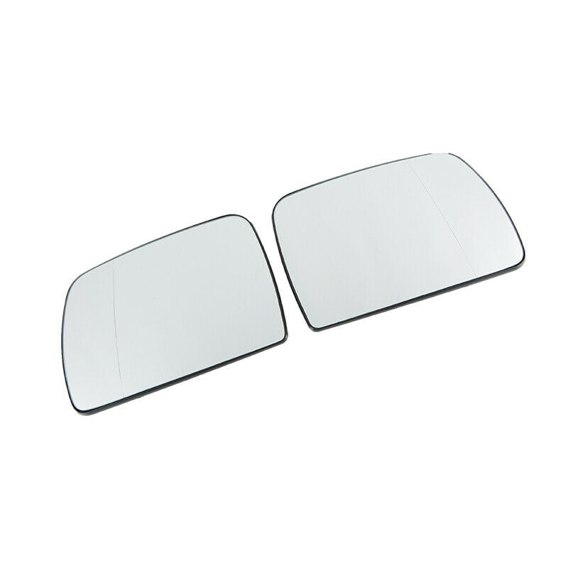 For BMW X5 E53 1999-2006 Car Door Side Wing Mirror Gass Left Right  Heated 2pcs