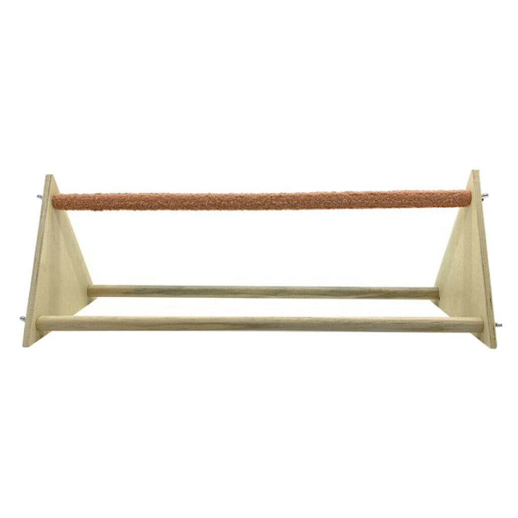 Chicken Perch Natural Wooden Chicken Stand, 40cm/15.75 Inches in Length