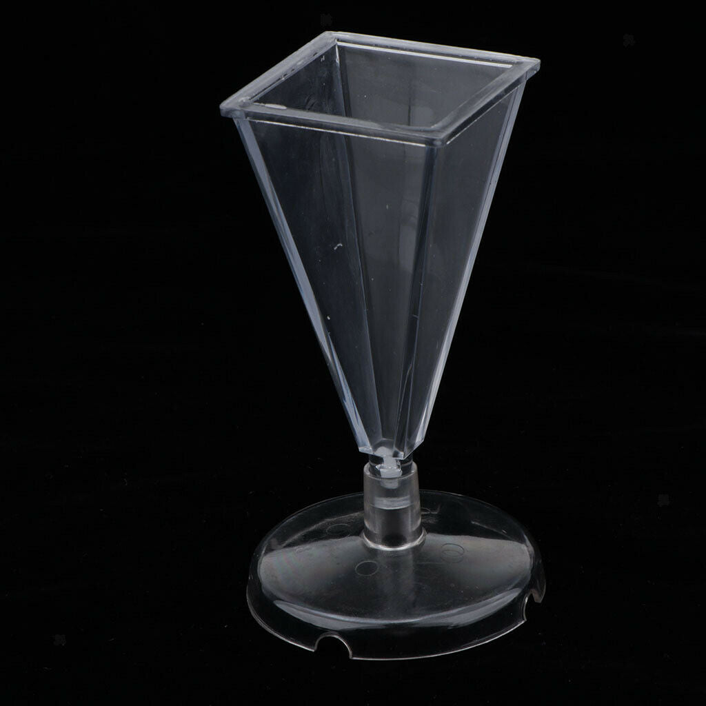 1 Piece Candle Mould Pyramid PC Plastic Material Handcraft DIY 5x5x10 cm