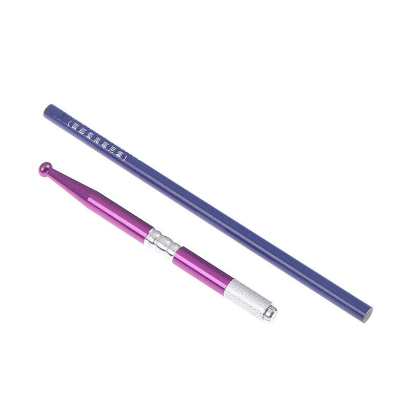 Practical Makeup Microblading Eyebrow Tattoo Kit Pen Needle Paste Skin RulerBDA
