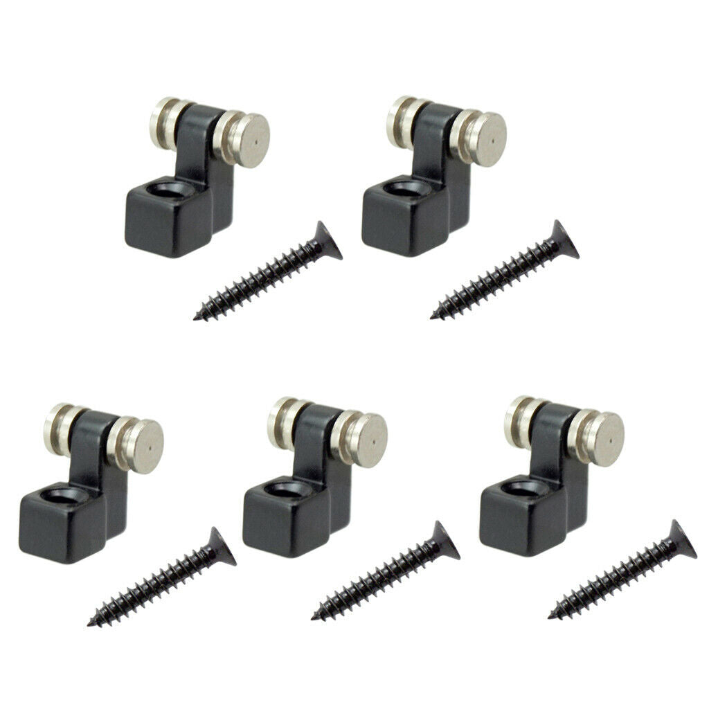 10pcs Guitar String Tree String Retainer for Fender Electric Guitar Black