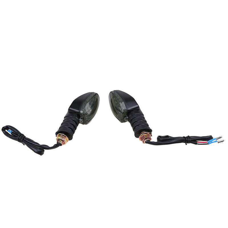 LED 10mm Amber Turn Signals 12V Indicators M10 Blinker Universal For Motorcycle