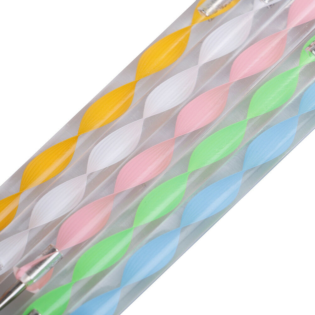 5pcs Ball Stylus Dot Painting Tools for Mandala Rock Art Polymer Clay Us.l8