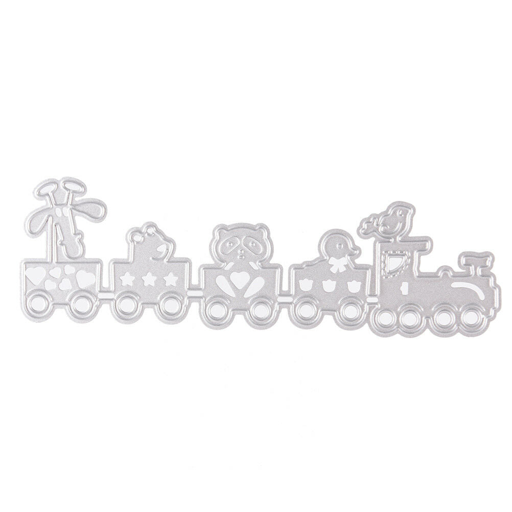 Train Metal DIY Cutting Dies Stencil Scrapbook Album Paper Card Emboss Cra.l8