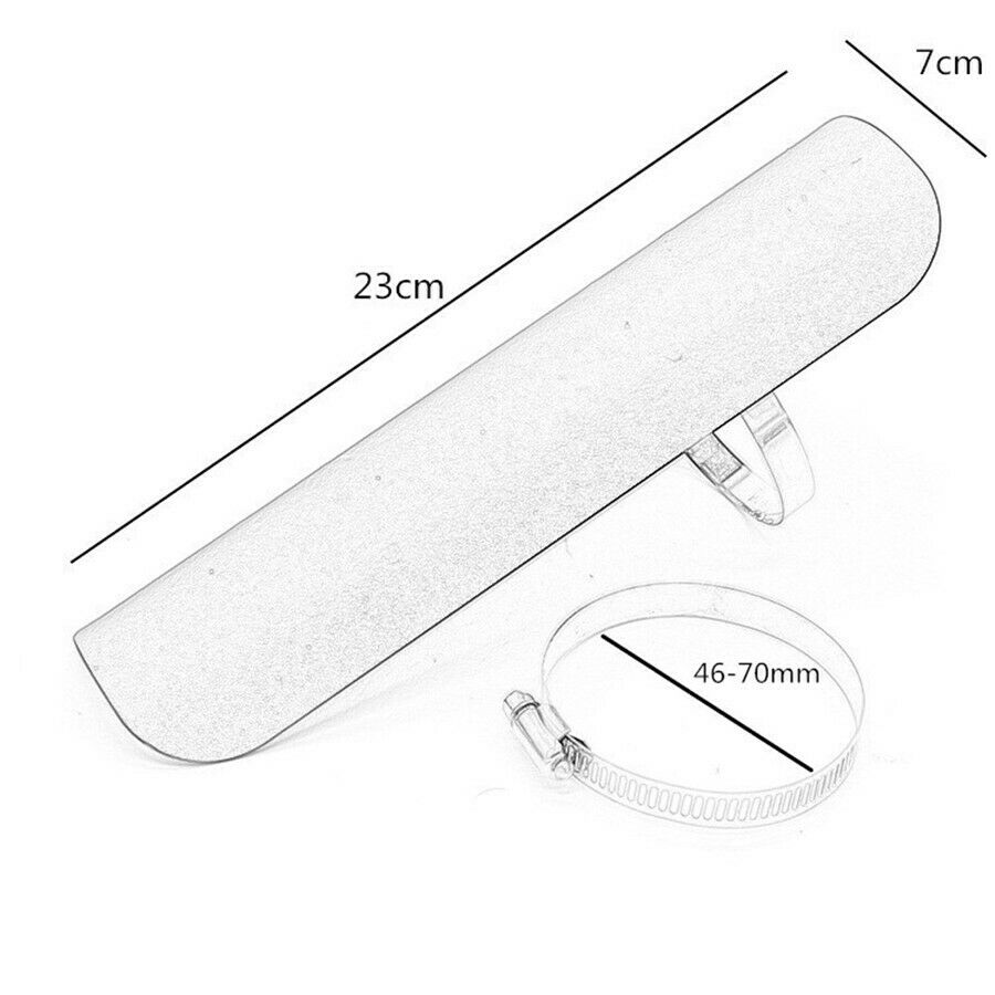 Motorcycle Exhaust Pipe Heat Shield Exhaust Muffler Anti-Hot Cover X1 Universal
