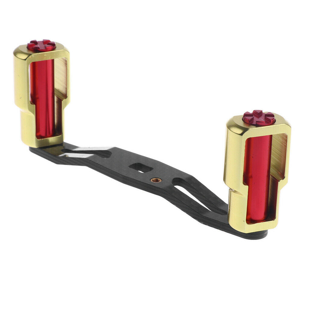 Baitcasting Reel Handle Lightweight Portable Fishing Tackle Tools Red