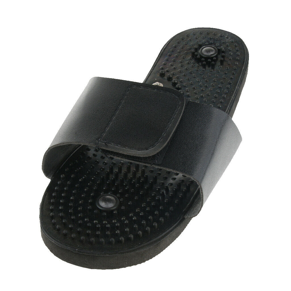 1 Pair Acupressure Plantar Fasciitis Foot Massager, Rubber Massage Slippers