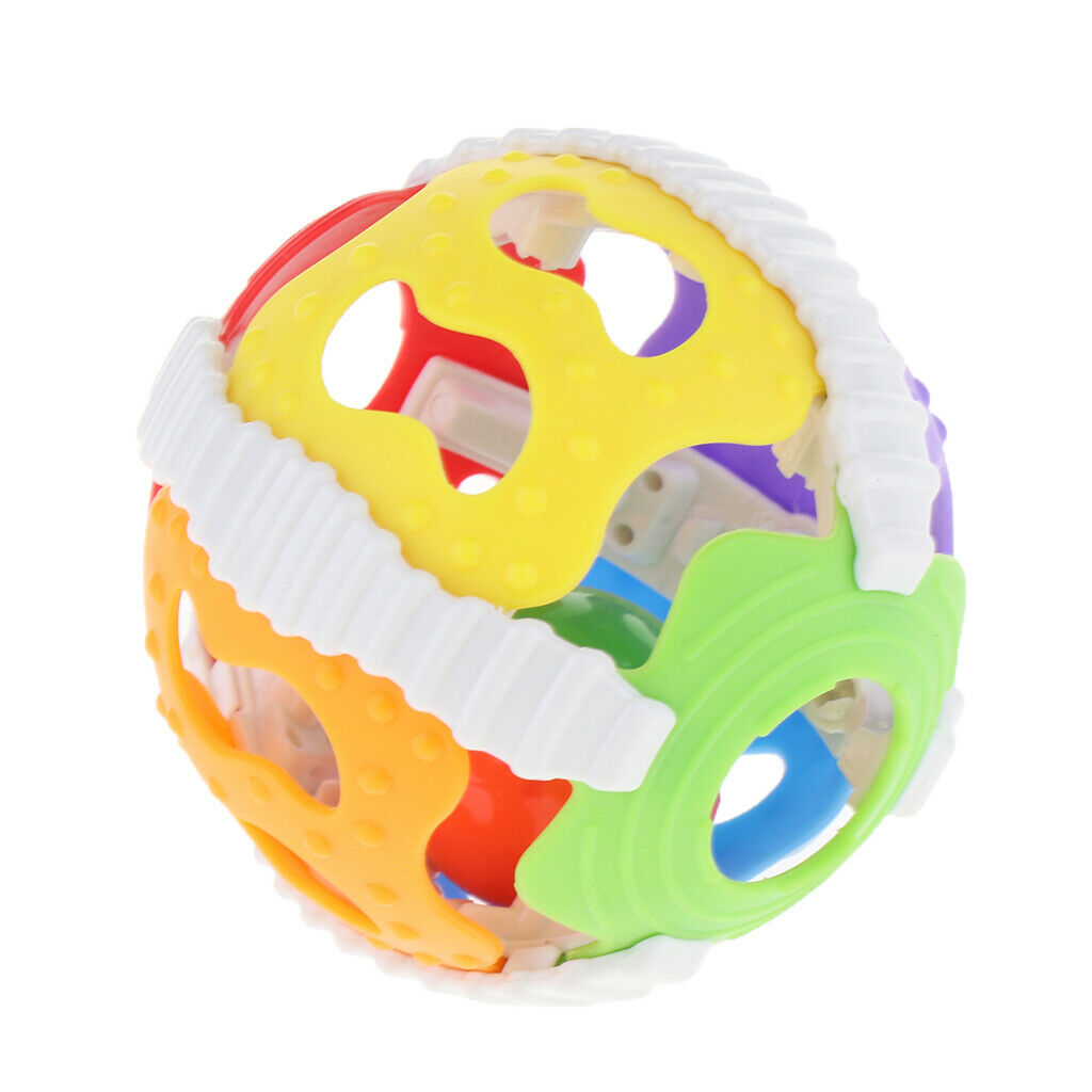 Ball Bell Hand Baby Rattle Toys Grasp Colorful Plastic Educational Toys