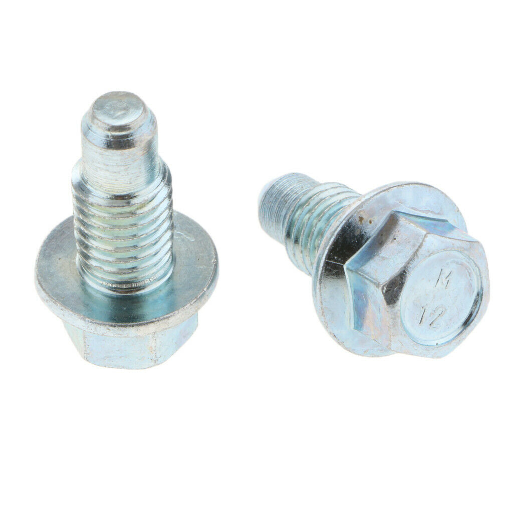 10 Sets Oil Drain Plugs Pilot Point M12x1.75 Head 15Mm For Chrysler 8132293