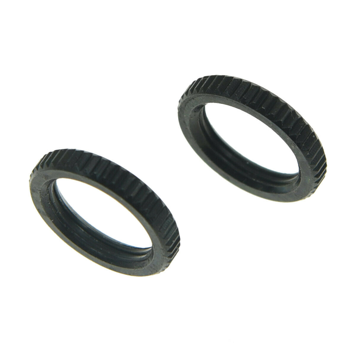 US Spec 15/32" Fine Knurled GuitarToggle Switch Nut for Gibson/Switchcraft Black