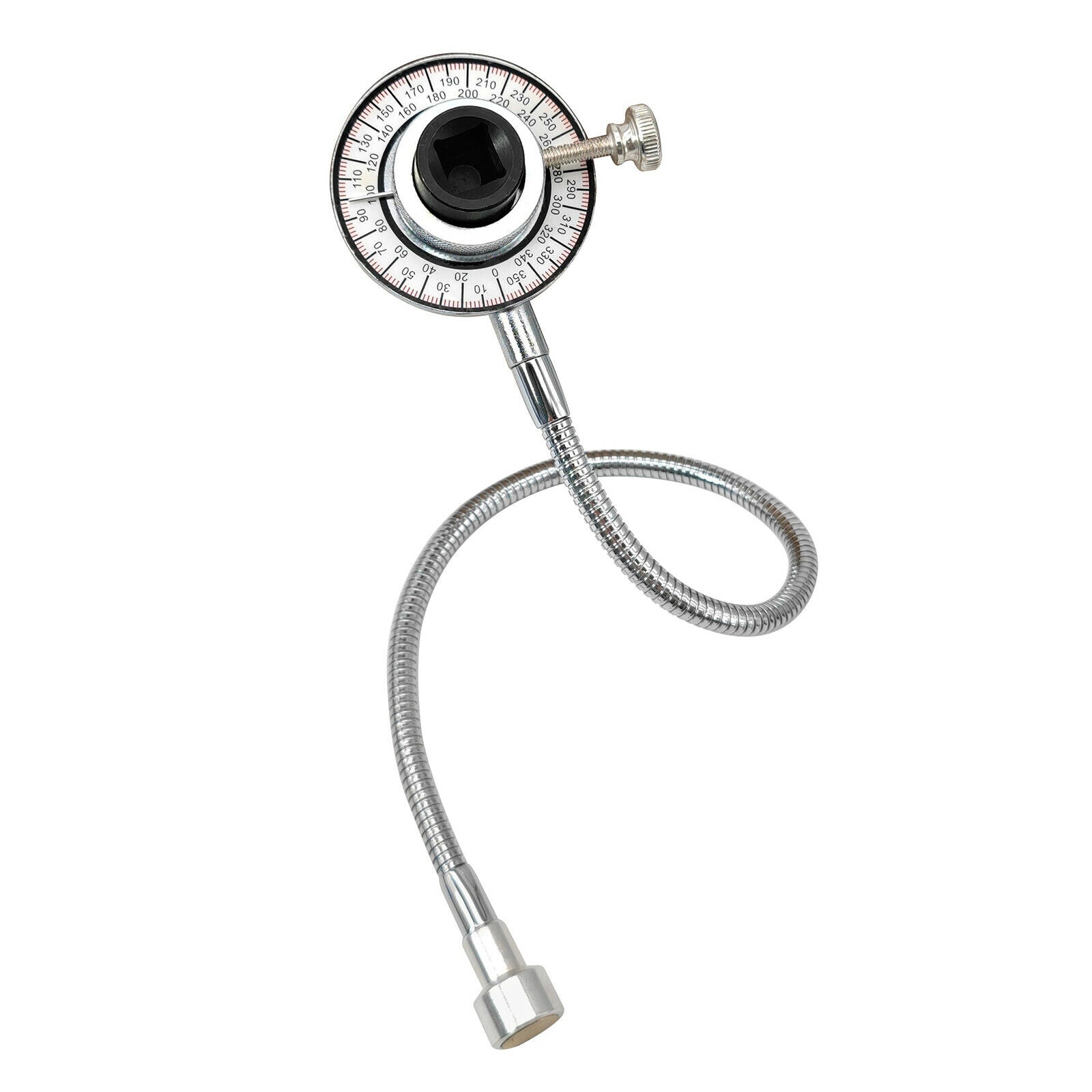 Metal Torque Angle Meter 1/2" Wrench Angle Gauge with Clip Professional