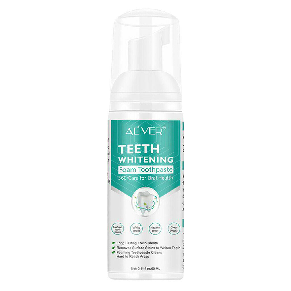 Teeth Whitening Cleaning Mousse Foam Toothpaste Cleaning Gums Stain Removal