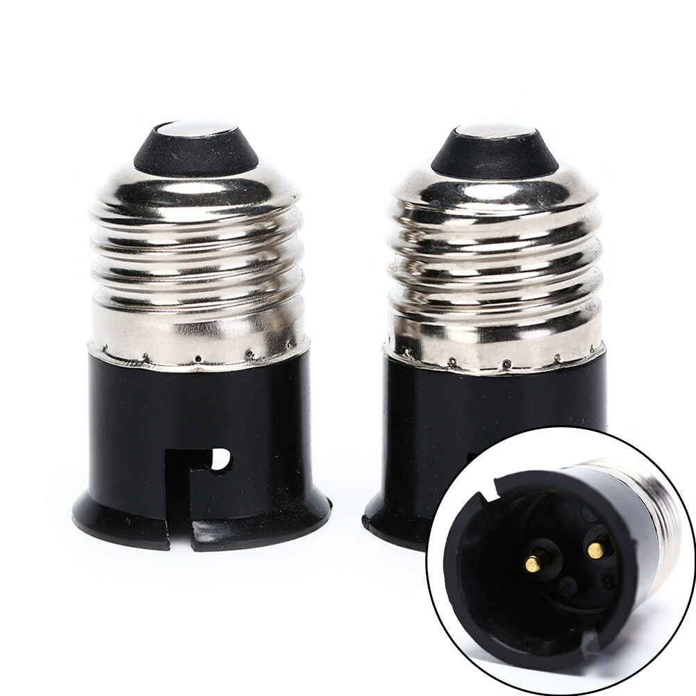 1 x E27 TO B22 Base LED Light Lamp Bulb Adapter Converter Socket Chang.l8