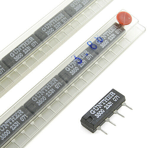 [3pcs] 35002331071 Reed Relay 5VDC 1A R 500 Ohm SIL4